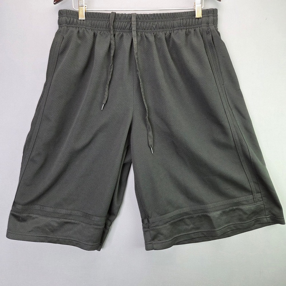 Apparel Mens Basketball Shorts 2XL Black Mesh Drawstring Pockets Athletic Gym